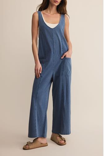 Brasilia Jersey Denim Jumpsuit VINTAGE INDIGO
