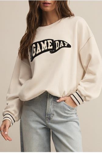 Oversized Let's Go Sweatshirt VANILLA ICE