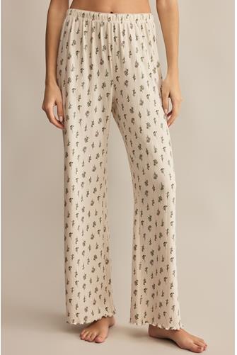 Sabrina Floral Pant crystal