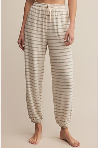 Bailey Stripe Jogger hunter green
