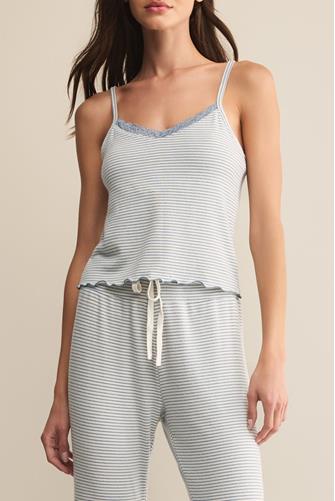 Emily Stripe Cami LIGHT DENIM