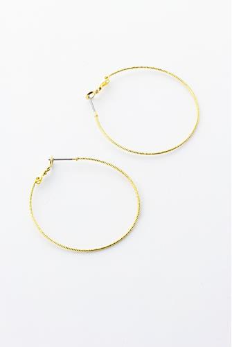 Barely There Hoop Earrings GOLD