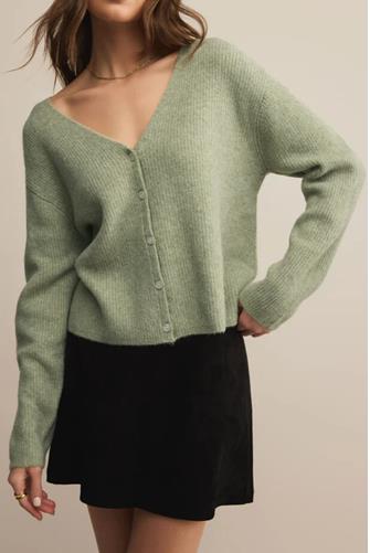 Emile Cardigan BAY LEAF