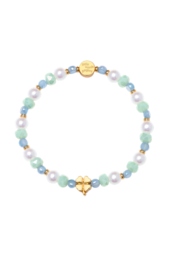 Four Leaf Clover Stacker in Lucky Lagoon GOLD
