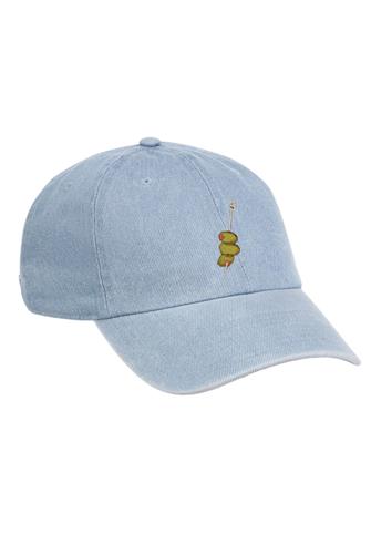 Extra Dirty Badeball Cap WASHED DENIM