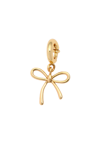 Charm- Bow gold