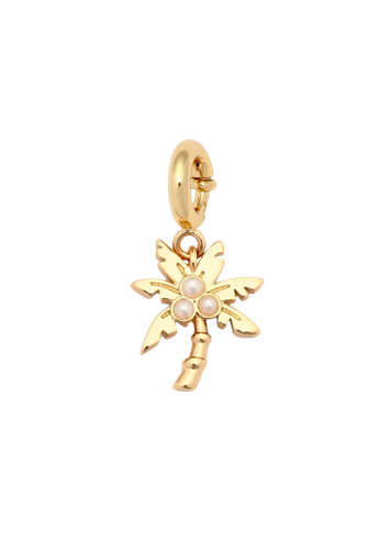 Charm-Palm Tree gold