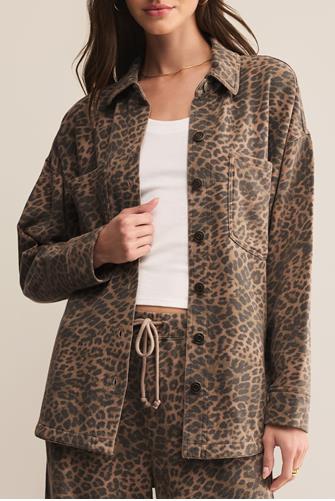 All Day Leopard Jacket DESERT TAN