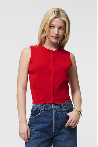 Cosysoft Knit Vest MARS RED