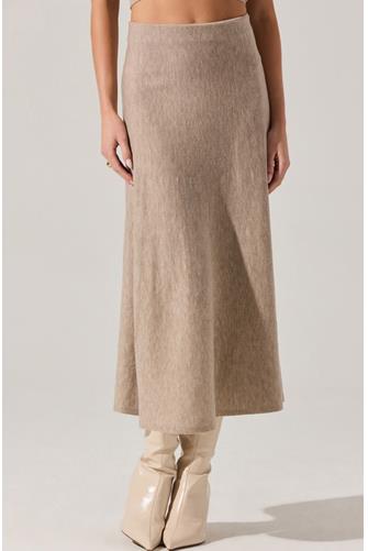 Deora Sweater Skirt TAUPE