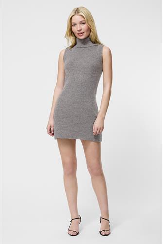 Vhari Sleeveless Turtuleneck Dress MID GREY MEL