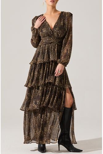 Anora Maxi Dress LEOPARD PRINT