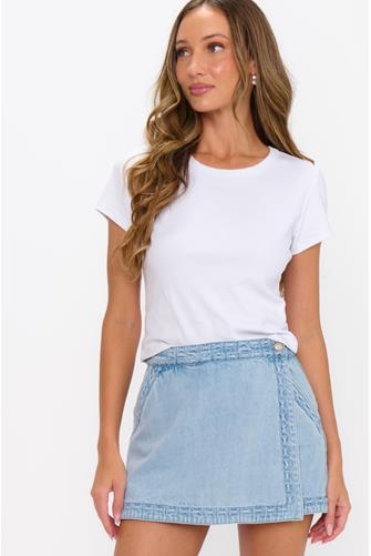 Wyatt Wrap Mini Skort TWISTER BLUE