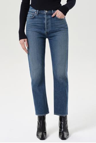 90s Pinch Waist Crop In Overcast OVERCAST