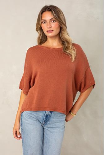 Lola Sweater Top CINNAMON