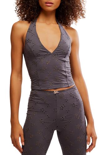 Full Bloom Halter PLUM KITTEN