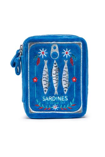 Sardine Jewelry Zip Case BLUE MULTI