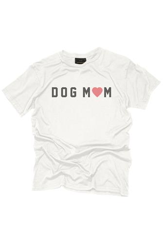 Dog Mom Tee ANTIQUE WHITE