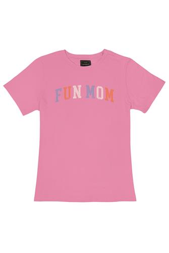 Fun Mom Tee VINTAGE LITE PINK