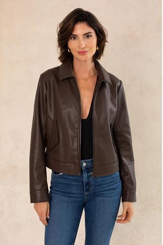Tinsley Jacket DARK BROWN