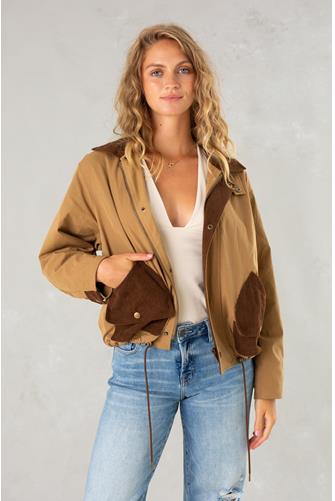 Rory Barn Jacket TAN BROWN