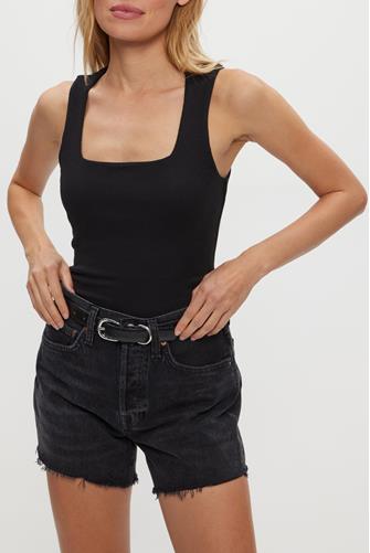 Maribel Square Neck Tank BLACK