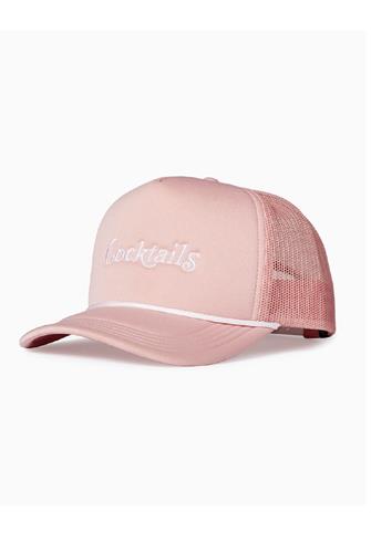 Cocktails Foam Trucker Hat pink