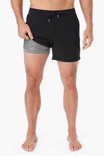 The Bungalow Trunk 5-inch Inseam BLACK