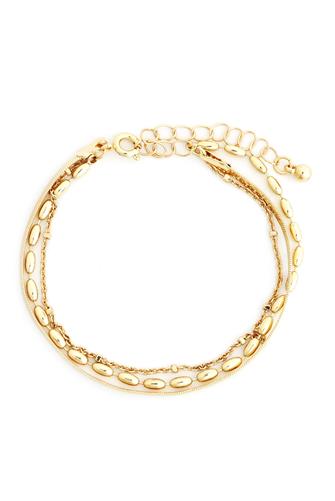 Rachel Triple Chain Bracelet GOLD