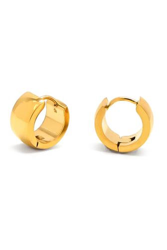 Hypoallergenic Hoop Huggies gold
