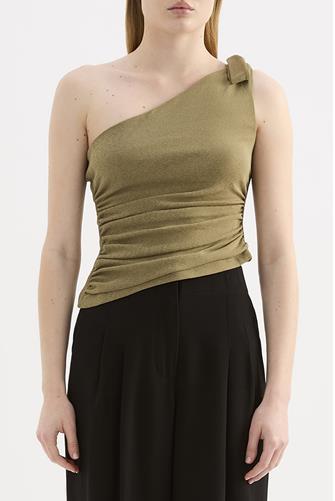Fiora Mesh Top DEEP OLIVE