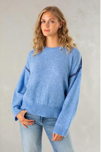 The Jenny Sweater ICY BLUE NAVY