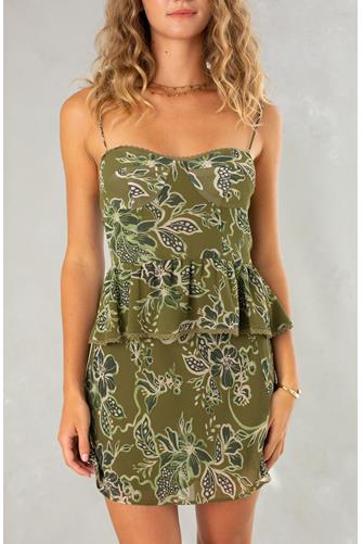 Elodie Top GREEN FLORAL