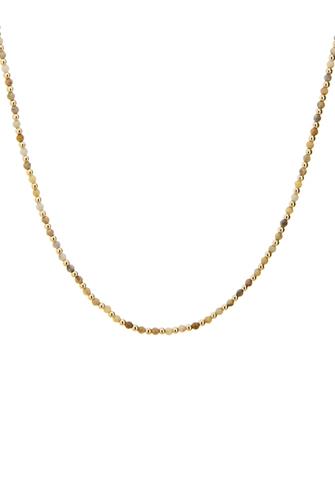 Semi Precious Beaded Necklace GOLD/AUTUMN JASPER
