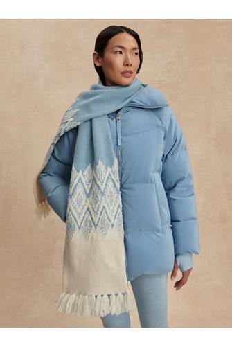 Sebastian Jacquard Scarf 2.0 ashley blue