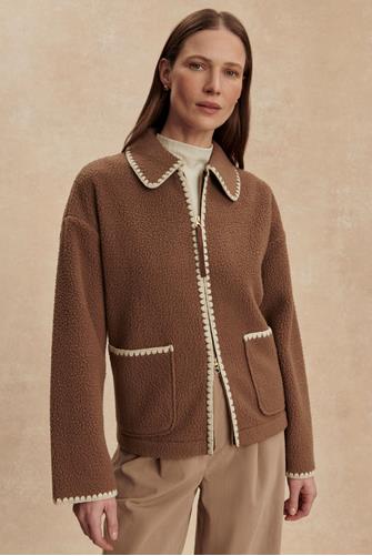 Ruiko Zip Through Fleece COCOA DUST