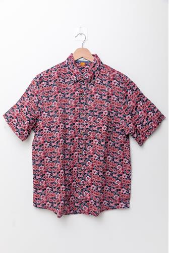 Multi Floral Printed Linen Shirt MULTI FLORAL
