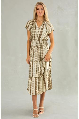 Alice Easy Waist Midi Dress OLIVE