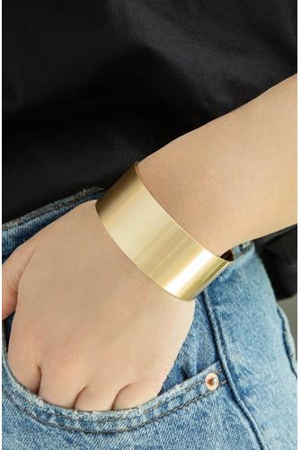 Mini Metal Brushed Cuff brushed gold