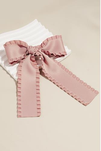 Pink Ribbed Bow PINK