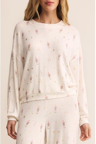 Champs Long Sleeve Top VANILLA ICE