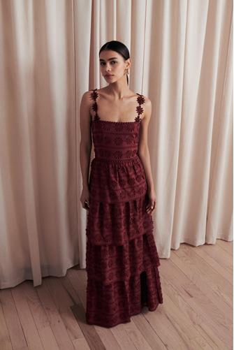 Krystie Maxi Dress WINE