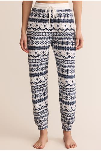 Twilight Fairisle Jogger VANILLA ICE
