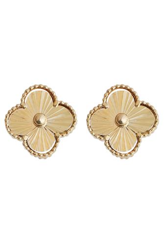 0.25 In Ear Clover Gold GOLD