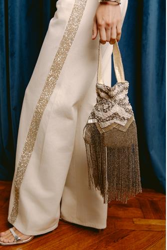 Razzle Dazzle Clutch IVORY PEARL