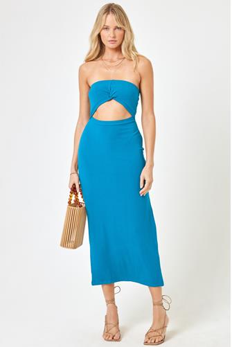 Kierra Midi Dress MEDITERRANEAN BLUE