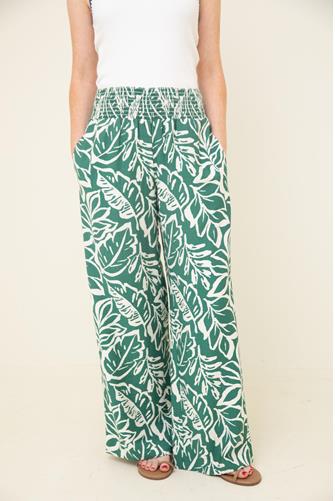 Hattie Smocked Pant GREEN