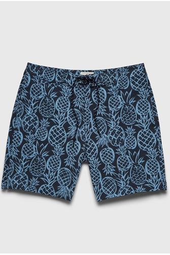 Duke Pineapple Printed Boardshort BLUE