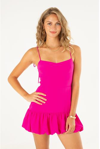 Capri Ivy Bubble Skort HOT PINK