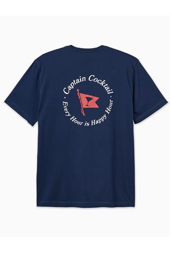 Happy Hour Short Sleeve Tee NAVY